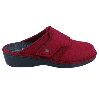 Finn Comfort Andermatt Textile Womens Slip On Sandals - Cassis - Size:UK 6.5