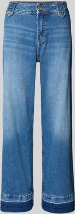 Mos Mosh Jeans mit Ges&auml;&szlig;taschen Modell Hermina in Blau, Gr&ouml;&szlig;e 29