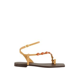 Johanna Ortiz Schoenen, Dames, Veelkleurig, 38 EU, Leer, Dazzling Crest Sandalen