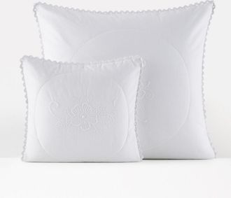 La Redoute Interieurs Geborduurde vierkante kussenhoes in katoen, Tennessee