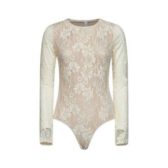 Zimmermann Body de encaje - Tops - Mujer - Beige - L