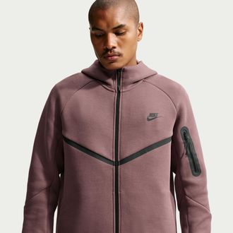 Nike Mens Tech Fleece Windrunner Full-Zip Jacket in Purple | HV0949-502
