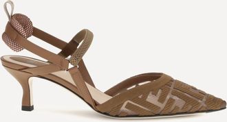 Fendi D&eacute;collet&eacute; slingback Colibr&igrave; Lite Woman 38.5