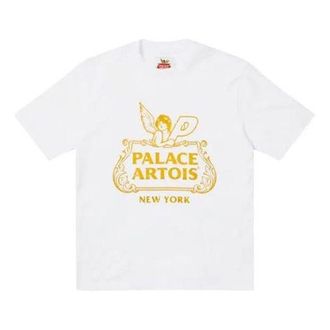 Palace X Stella Artois FW21 Logo T-Shirt White P21STTS004