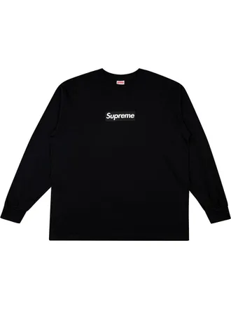 SUPREME Felpa con applicazione - Nero