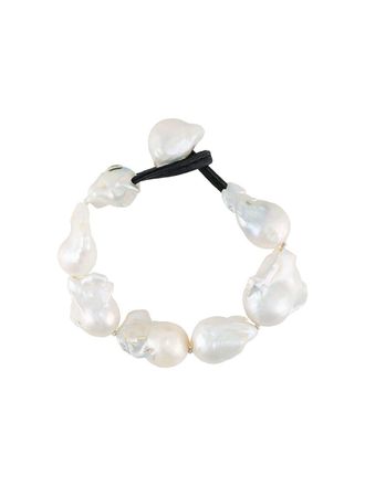 Monies Bracciale con perle - Bianco