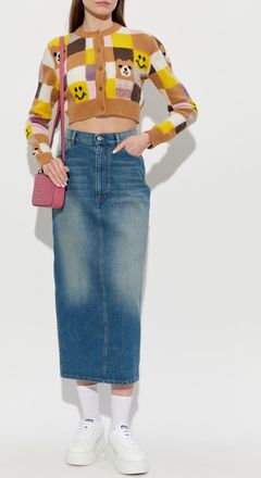 Moschino Denim Skirt, Womens, Blue