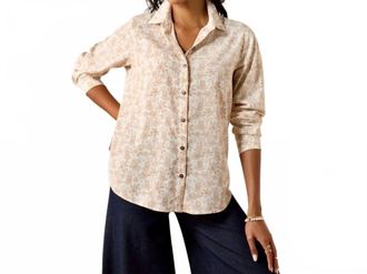 Ariat Homestyle Button Down Shirt In Boots n Roses