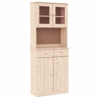 vidaXL Highboard ALTA 77x35x188 cm Solid Wood Pine vidaXL