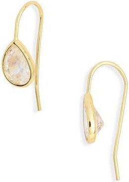 Nordstrom Rack Cubic Zirconia Pear-Shaped Drop Earrings in Clear- Gold at Nordstrom Rack