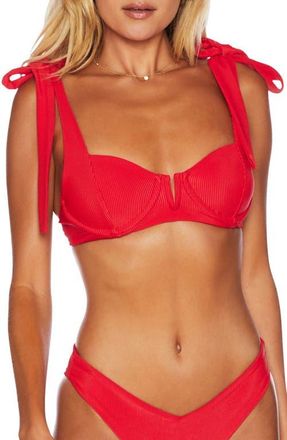 Beach Riot Blair Underwire Bikini Top in Red at Nordstrom, Size X-Small