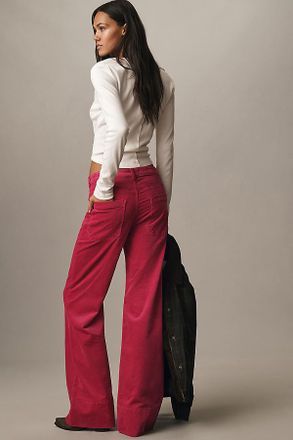 Pilcro The Rylan High-Rise Flare Jeans by Pilcro: Corduroy Edition