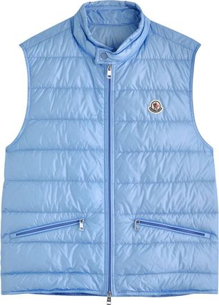 Moncler Gui Quilted Shell Gilet - Blue - 6 (UK46 / Xxxl)