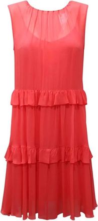Max Mara Tweedelige jurk van Ripresa-stof - Dames - Korte kleedjes - Roze - 2XS - Tweed - Kleedjes