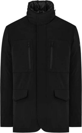 Duno Jassen, Heren, Zwart, L, Korte parka met zakken