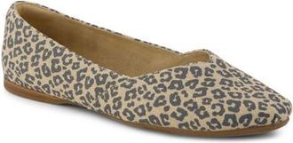 Toms Gemma Ballet Flat in Beige/Khaki at Nordstrom, Size 7.5