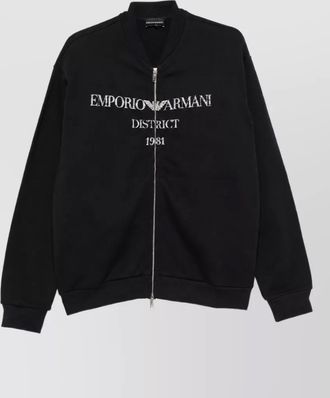 Emporio Armani cotton bomber jacket