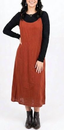 Sadie & Sage Sugarloaf Midi Dress In Brown
