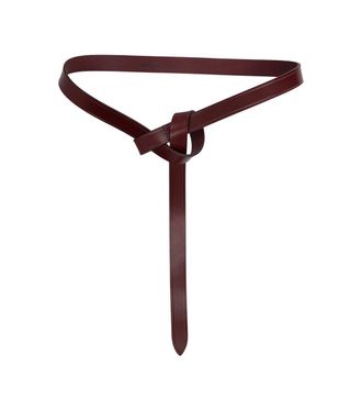 Isabel Marant Brown Solid Adjustable Belt