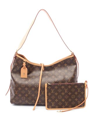 Louis Vuitton 2021-2025 Monogram CarryAll MM crossbodytas - Bruin