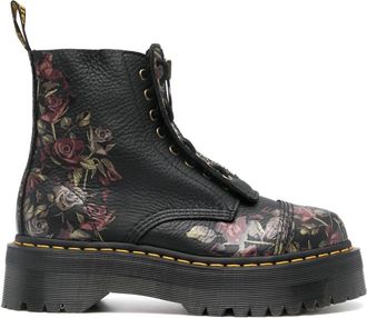 Dr. Martens Sinclair Platform Boot - Heren - Veterlaarzen - Zwart - 39 EU - Leer - Schoenen