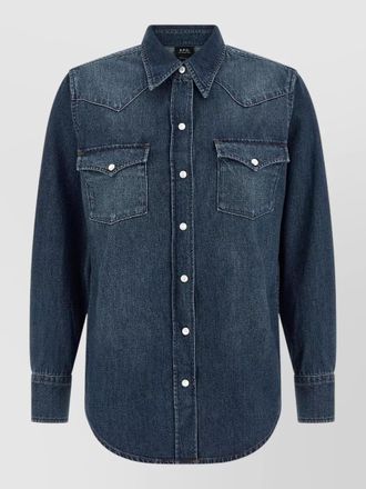 A.P.C. cotton western shirt