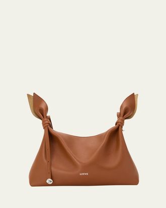 Loewe Scarf Medium Knotted Leather Shoulder Bag