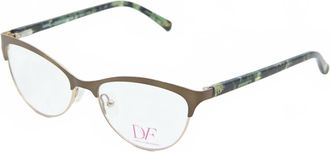 Diane Von F&uuml;rstenberg Unisex Dvf8042 Cat Eye Eyeglasses In Green