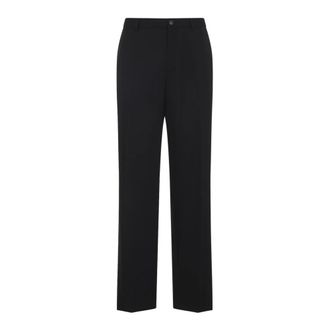Balenciaga Wide Trousers, male, Black, L, Tuxedo Trousers