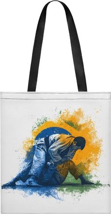Generic Brazilian Jiu-Jitsu Brazil Tote Bag for Women Men Shoulder Bags Purses Pouch Handbags