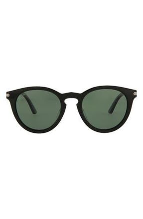 Cartier 49mm Oval Sunglasses in Black Black Green at Nordstrom Rack