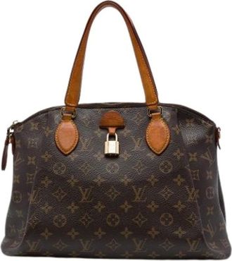 Louis Vuitton Pre-owned Rivoli MM - Dames - Pre-owned - Bruin - Maat: ONE Size Leer