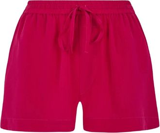P.A.R.O.S.H. Zijden Roze Shorts Stijlvol Model - Dames - Bermuda - Roze - XS - Korte Broeken