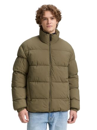 Tom Tailor Denim Steppjacke TOM TAILOR DENIM, Herren, Gr. XXL, gr&uuml;n (jungle soil gr&uuml;n), Web, Obermaterial: 100% Polyester. Futter: 100% Polyester, Strukturmuster, unif