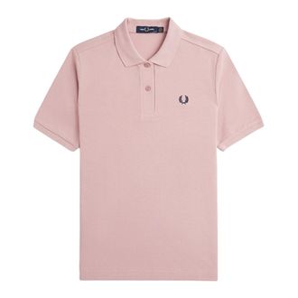 Fred Perry Effen Stoffig Roze Poloshirt