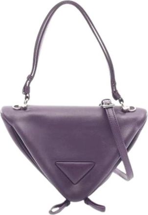 Prada Pre-owned Shoulder Bags, female, Purple, Size: ONE SIZE Pre-owned Vintage Shoulder Bag