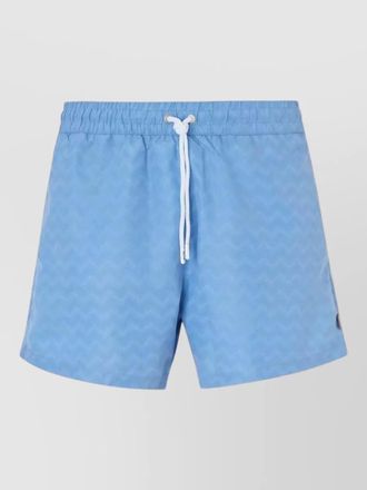 Missoni medium length zigzag swim shorts pockets