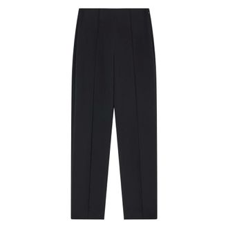 Giorgio Armani Slim-fit Trousers, female, Black, S, Straight Cady Trousers