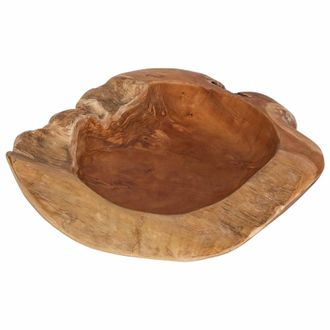 vidaXL Frutero Jepara &Oslash; 50 Cm Madera De Teca Maciza Redondo Vidaxl