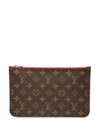 Louis Vuitton 1990-2020 Monogram Neverfull pouch - women - Fabric - One Size - Brown