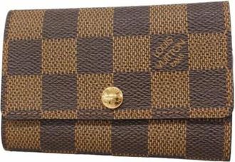 Louis Vuitton Vintage, unisex, Bruin, ONE Size, Pre-owned Stoffen Sleutelhanger