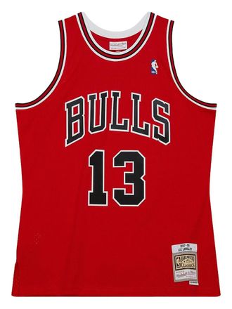 Mitchell & Ness Luc Longley Chicago Bulls 1997-98 jersey - Red