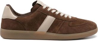 Tom Ford Platte schoenen voor vrouwen - Heren - Sneakers - Bruin - 43 1/2 EU - Schoenen