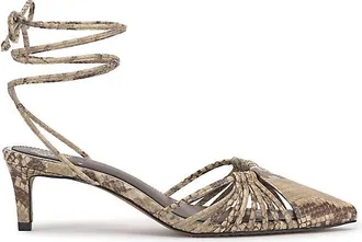 Vince Camuto Kota Ankle-Wrap Kitten Heels