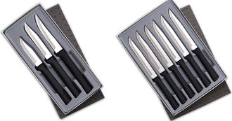 Rada 3 Piece Paring Knives Galore Set & 6 Piece Steak Knife Set in Gift Box