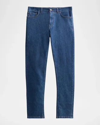Isaia Men & apos;s Slim Straight-Fit Jeans