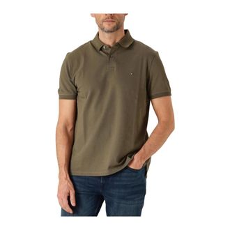 Tommy Hilfiger Tops, Heren, Groen, S, Katoen, 1985 Regular Fit Pique Polo