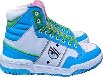 Chiara Ferragni Witte lage sneakers - Dames - Sneakers - Veelkleurig - 40 EU - Schoenen