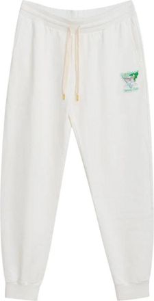 Casablanca Witte Katoenen Jeans & Broek - Heren - Sweatpants - Wit - L - Katoen - Broeken