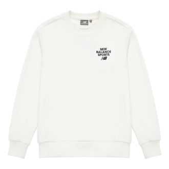 New Balance Sportswear Sweatshirt Asia Sizing White 5CD12023-IV
